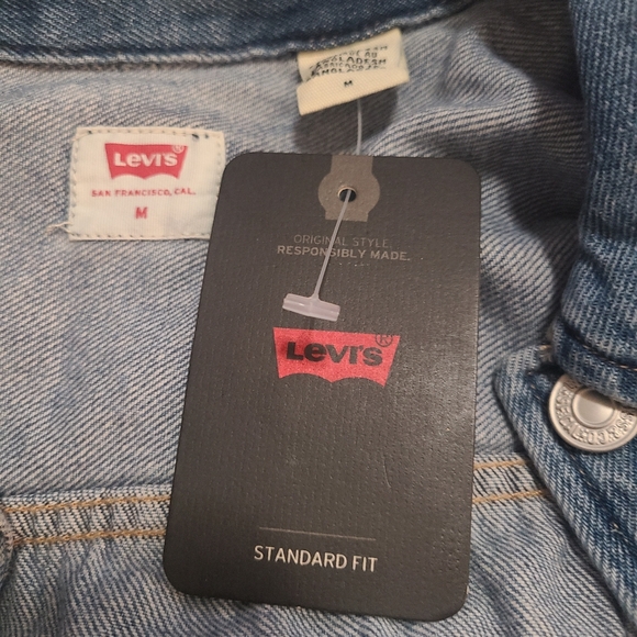 Levi's Denim Western Dress Medium Wash - Picture 11 of 12